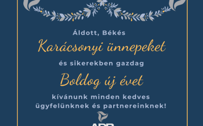 Boldog Karácsonyt és Boldog Új Évet kívánunk