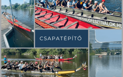 Csapatépítő sárkányhajózás